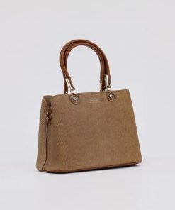 أوبرا فاشن - شنطة يد بمقبض جلد