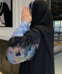 جواهر - عباية سادة بكم ألوان 00011222