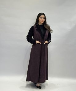 مارينا للعبايات - عباية رونق عنابي