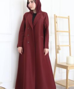 عباية تفته تايواني مبطنه بتصميم بليزر انيق