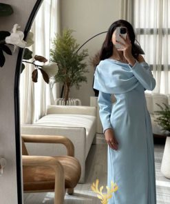 روز المها - فستان ناعم بيبي بلو