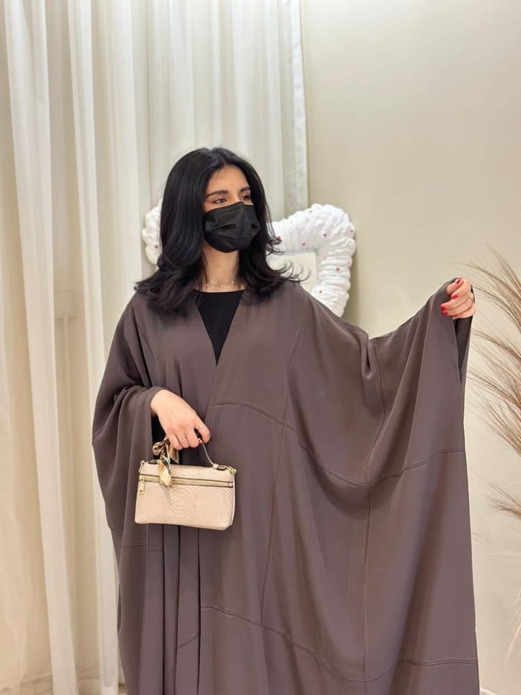 مارينا للعبايات - عباية بشت بني - Image 2