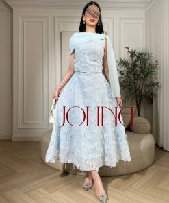 Alternative view of جولينا - طقم قطعتين سماوي