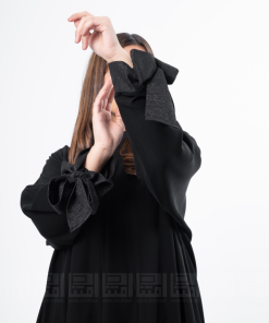 Alternative view of دار امتنان - بكج عباية سوداء بأكمامٍ فيونكة 3103