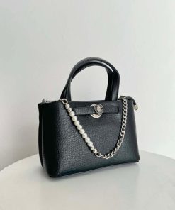 Alternative view of أوبرا فاشن - شنطة جلد لون اسود ماركه كريسبيلا