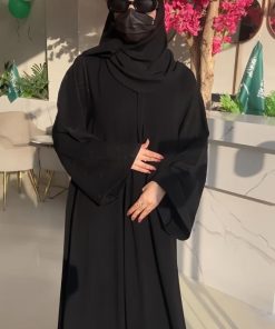 الفيروز  - عباية زارا اكمام شاغر