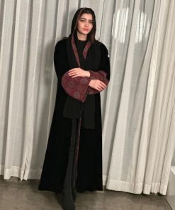 Alternative view of مارينا للعبايات - عباية "كشمير عنابي