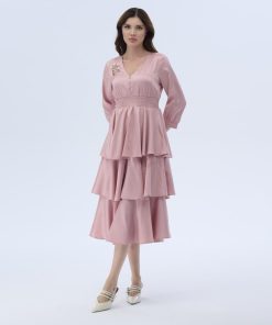 Alternative view of افورا  - فستان بطبقات مميز