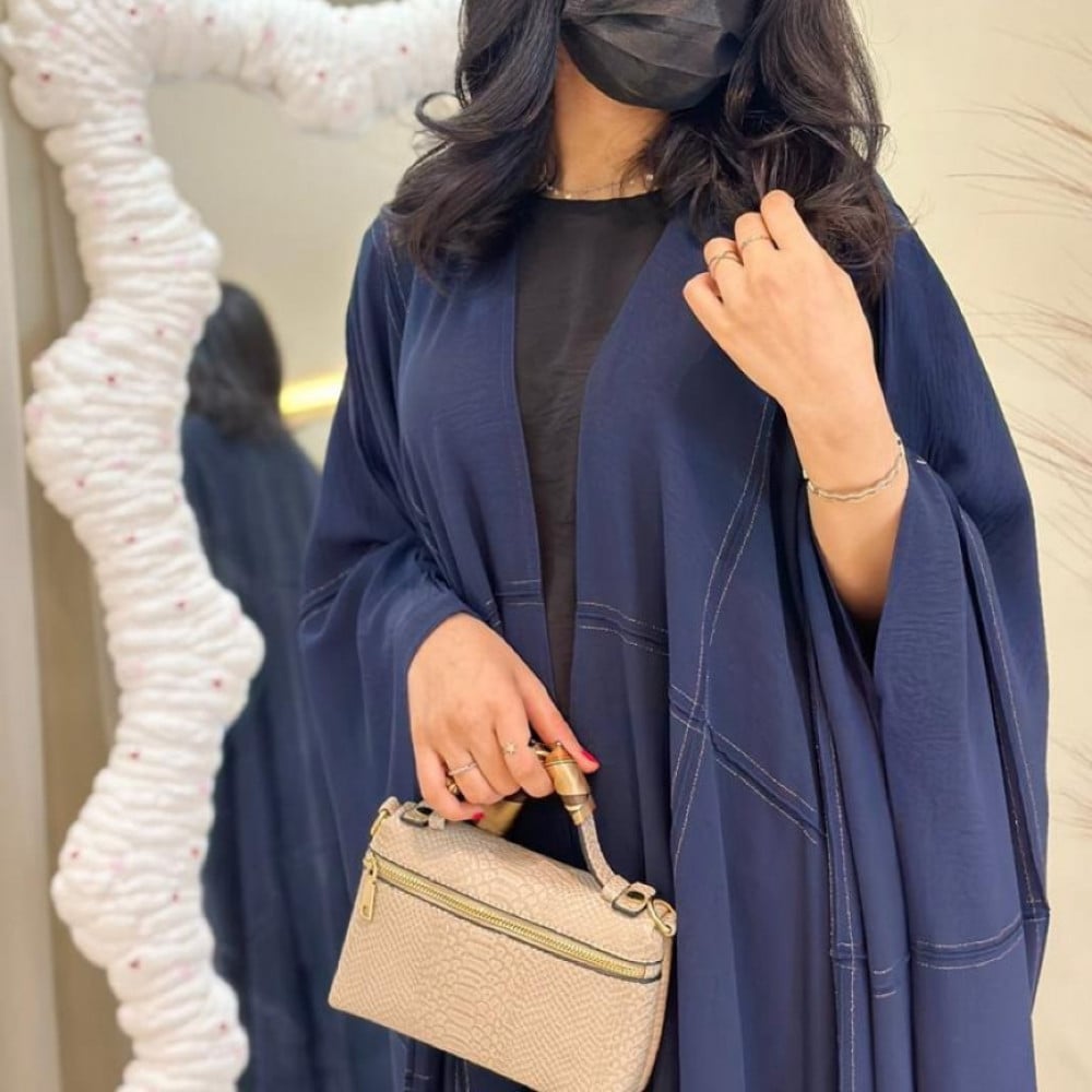 مارينا للعبايات - عباية بشت كحلي