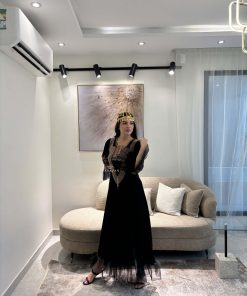 Alternative view of ورزان - جلابية عسيري بتطريز كمبيوتر