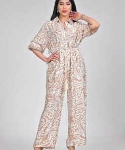 أوبرا فاشن - جمبسوت بنقوش فاخرة وتصميم مريح لإطلالة أنيقة وعصرية