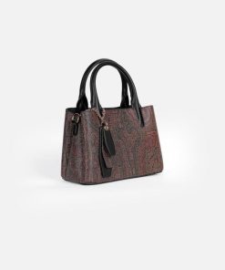 Alternative view of أوبرا فاشن - شنطة يد باجكو بتصميم شرقي أنيق وتفاصيل جلد بلون أسود