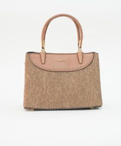 Alternative view of أوبرا فاشن - شنطة لون بني بتصميم مميز وعصري مصنوعة من قماش متين