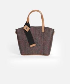 أوبرا فاشن - شنطة يد نسائية ماركة باجكو بنقشة شرقية ولون بني فاتح