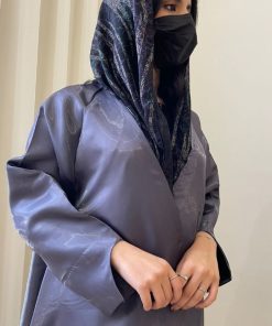 مارينا للعبايات - عباية كلوش ‏رمادي