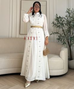 Alternative view of جولينا  - جلابية بيضاء قطعتين