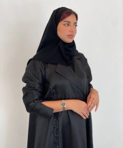 Alternative view of عزة المتميزة - عبايه سوداء شك4