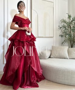 Alternative view of جولينا - فستان سهرة احمر