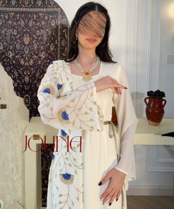 Alternative view of جولينا  - جلابية بلون ابيض