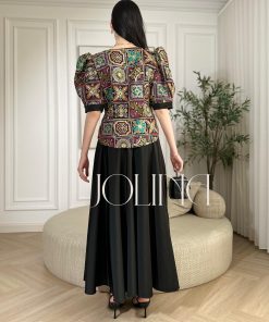 Alternative view of جولينا - طقم قطعتين اسود