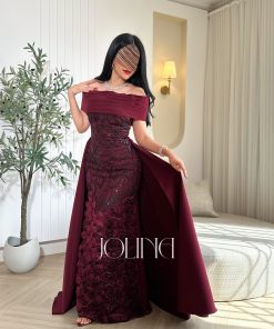 جولينا - فستان عودي سهرة