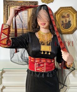 Alternative view of جولينا  - جلابية لون اسود 1