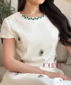 Alternative view of جولينا - طقم سكري بتطريز كريستال