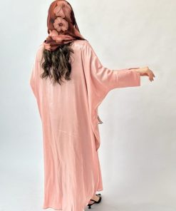 Alternative view of مارينا للعبايات - عباية فراشة لون وردي