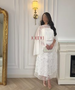 جولينا - طقم ابيض ثلاثة قطع