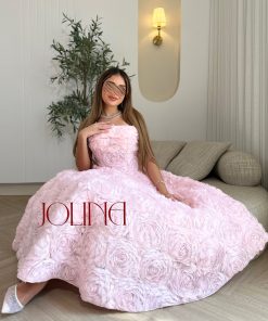 Alternative view of جولينا - فستان سهرة وردي