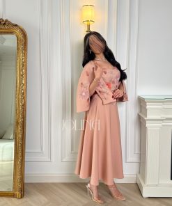 جولينا - طقم وردي قطعتين