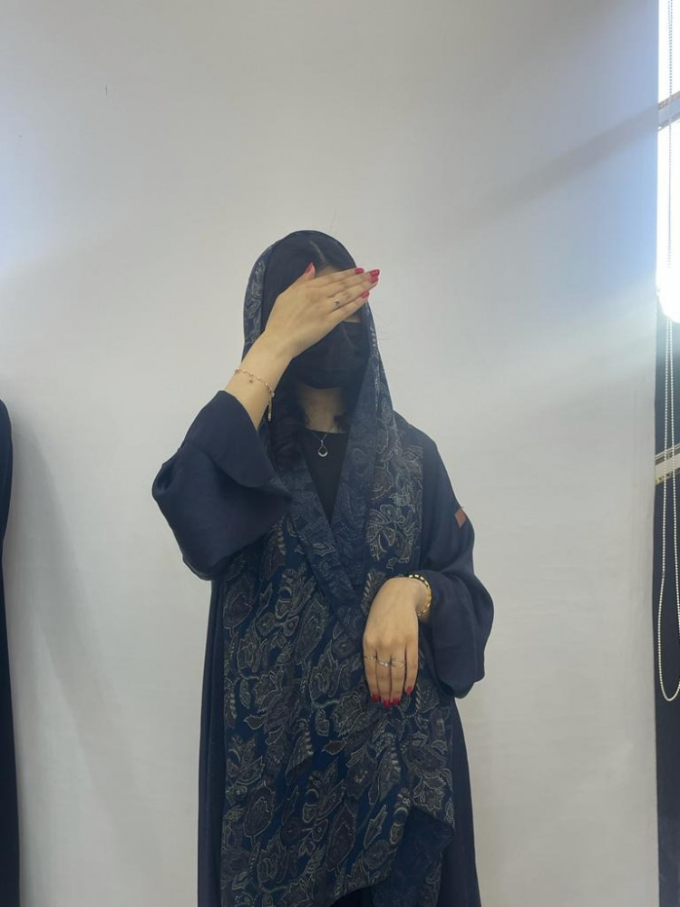 مارينا للعبايات - عباية كلوش كحلي - Image 2