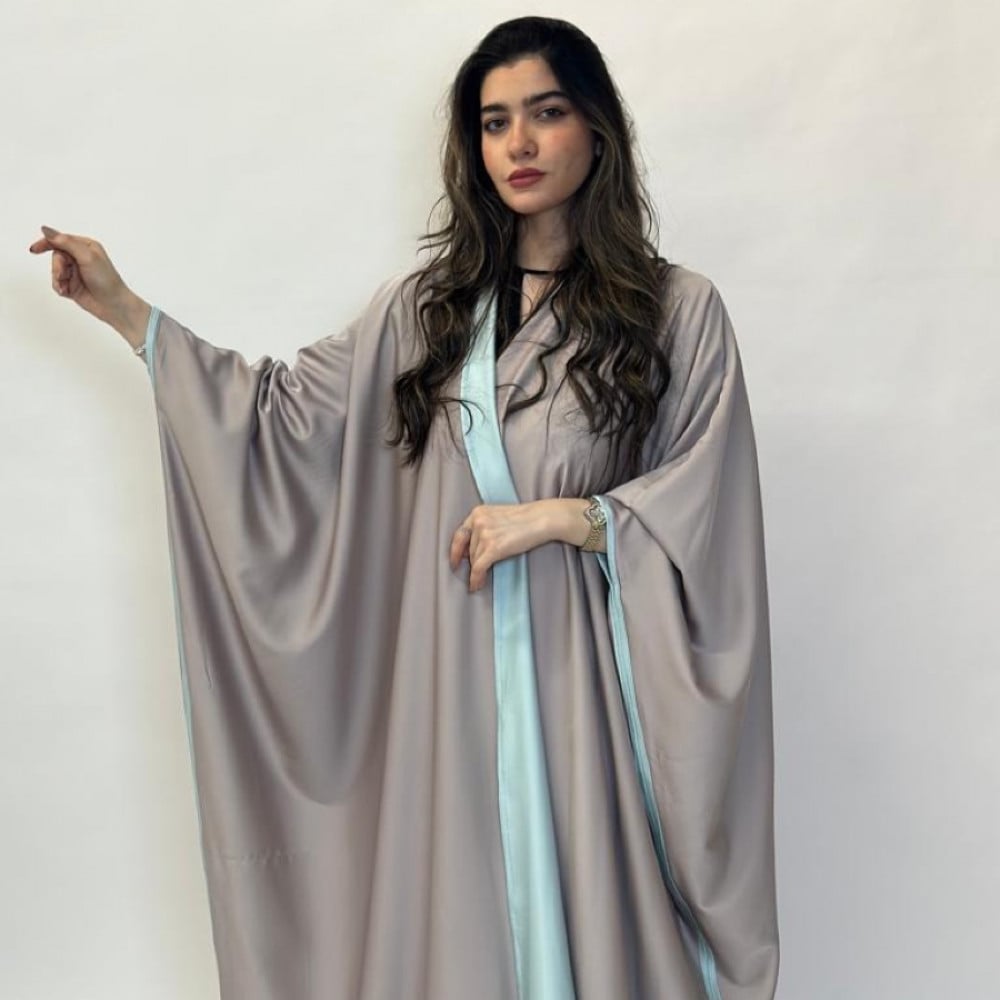 مارينا للعبايات - عباية بشت دبل فيس حرير