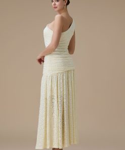 Alternative view of اكتان - فستان سكري دانتيل بكتف واحد