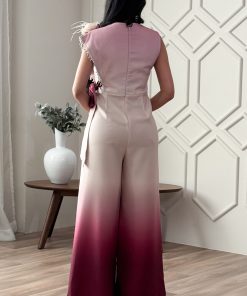 Alternative view of اكتان - جمبسوت برباط علي الخصر مزين ببروش