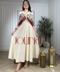 جولينا  - جلابية بيج 1