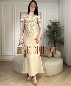 جولينا - طقم قطعتين بيج