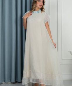 Alternative view of لورا فاشن - جلابية نسائية أنيقة بتصميم ناعم