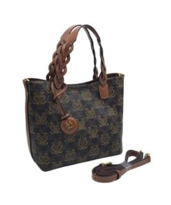 أوبرا فاشن - شنطة يد نسائية فاخرة متوسطة الحجم لون عودي