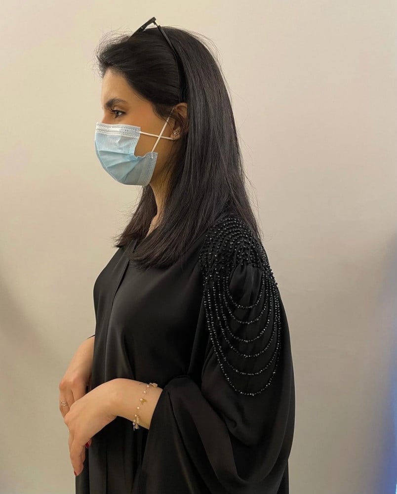 مارينا للعبايات - عباية قطري حرير ناعم - الصورة 2