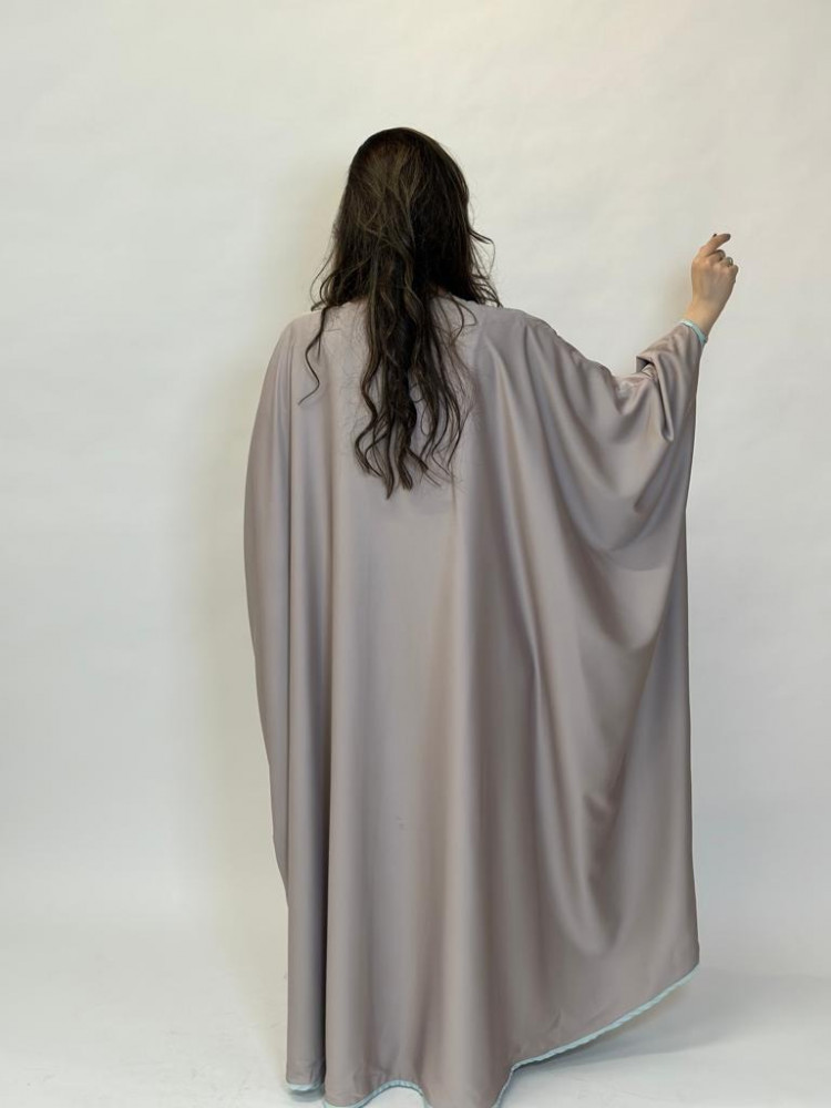 مارينا للعبايات - عباية بشت دبل فيس حرير - الصورة 2