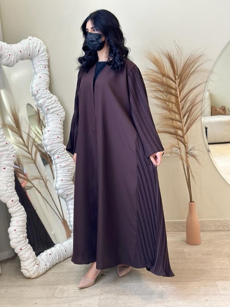 مارينا للعبايات - عباية تكسير لون بني - Image 2