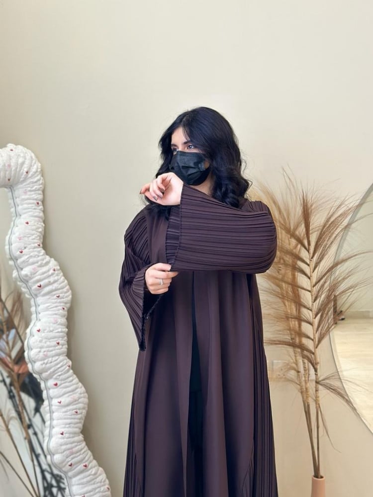 مارينا للعبايات - عباية تكسير لون بني - Image 3