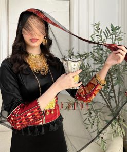 جولينا  - جلابية لون اسود 1