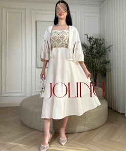 جولينا - طقم العيد قطعتين اوف وايت