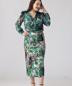 Alternative view of أوبرا فاشن - تنورة مشجر ميدي