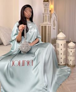 Alternative view of جولينا  - جلابيه تيفاني واسعه بتطريز كريستال