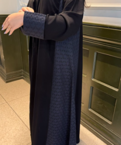 جواهر - عباية رسمية بأكمام كحلي 001111