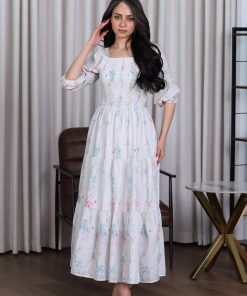 تريجر آيلاند - فستان ميدي مشجر