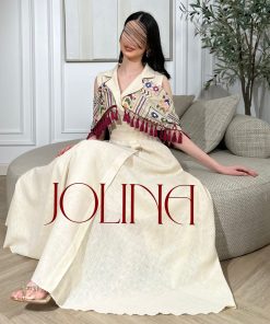 Alternative view of جولينا  - جلابية بيج 1